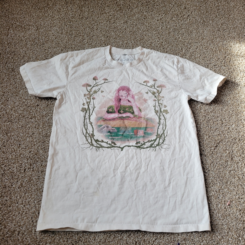 Melanie Martinez White and Purple the Trilogy Tour Pop star Merch Tee